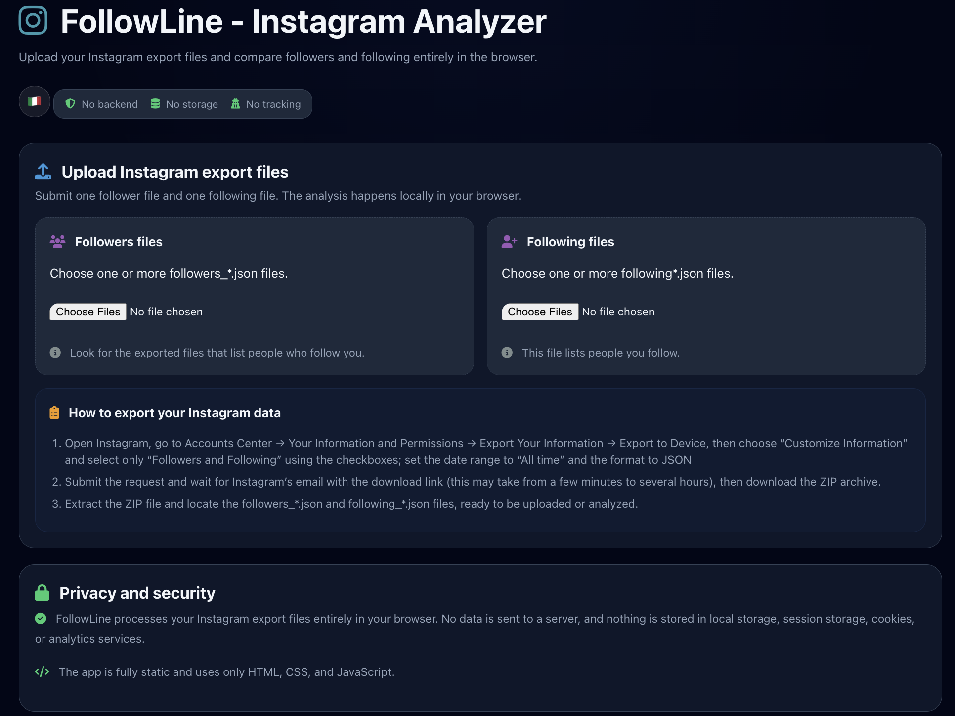 FollowLine Application